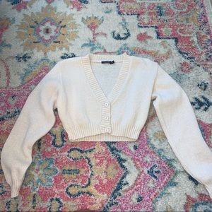 Nasty Gal Cropped Sweater